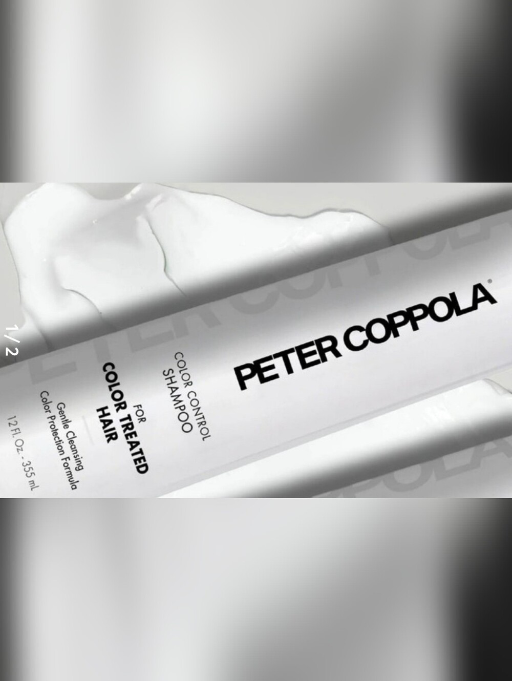 Peter Coppola Color Control Sulfate-Free Shampoo bottle for color-treated hair.